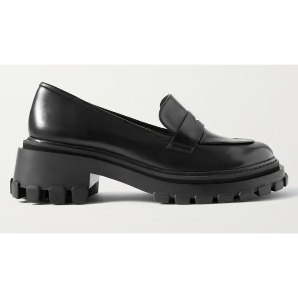 Porte & Paire Lug Sole Chunky Loafers